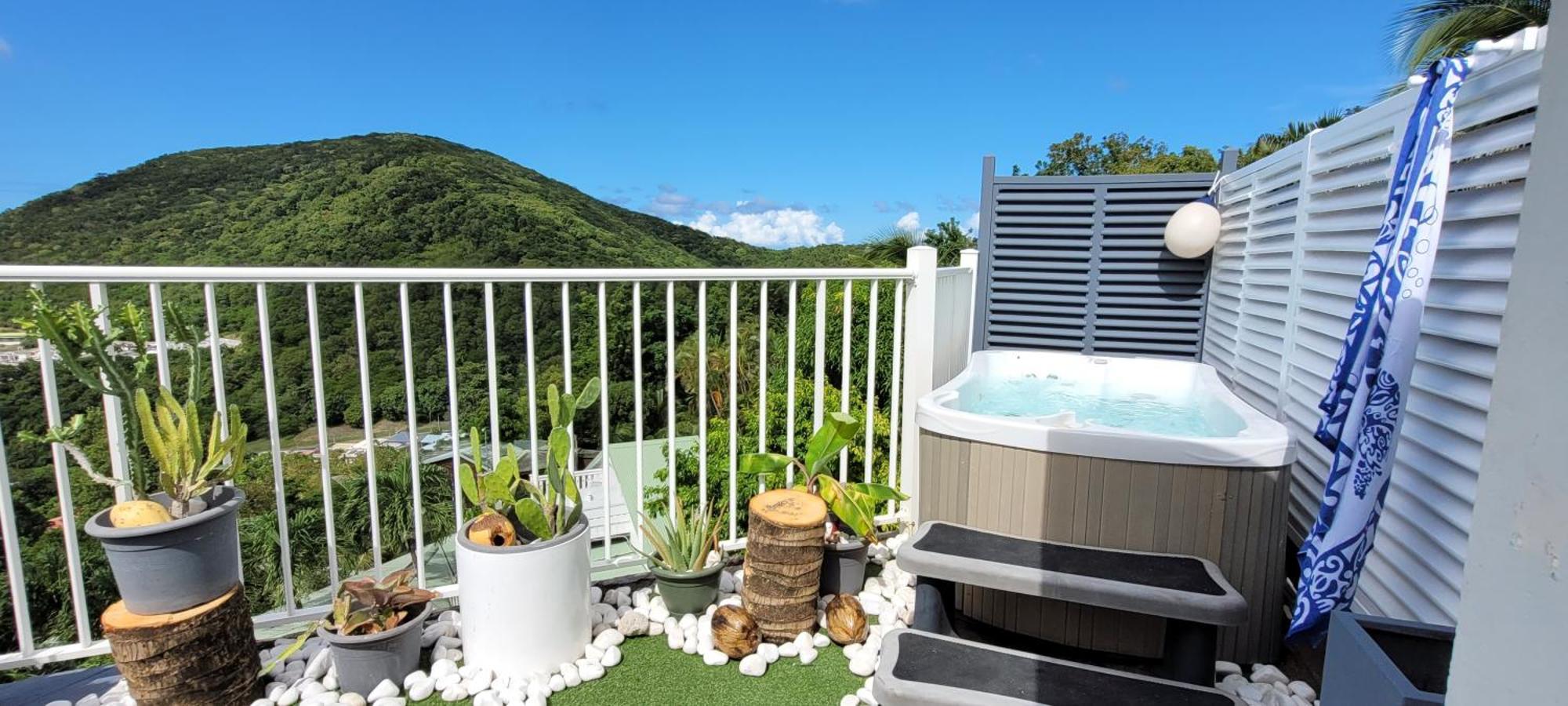Appartement Duplex Vue Mer Jacuzzi Prive Deshaies Zewnętrze zdjęcie
